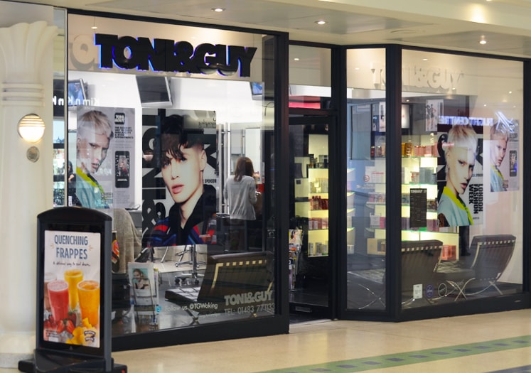 Toni & Guy Shop Front